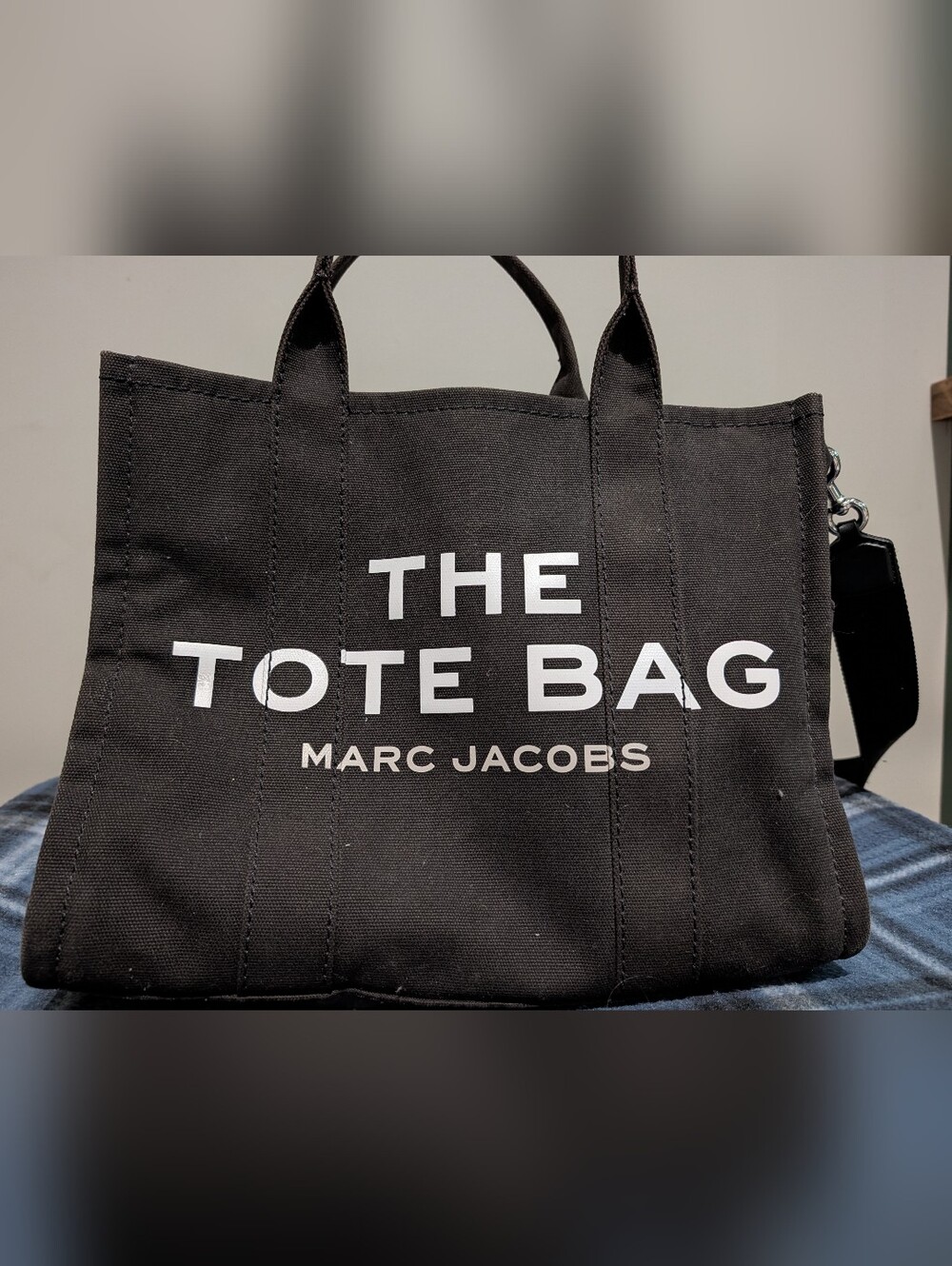 Marc Jacobs The Tote Bag - Black Canvas Women's Tote